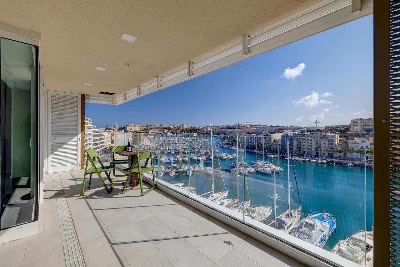 Stunning 3Br Apartment With Marina Views Ta Xbiex Esterno foto